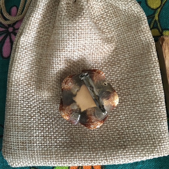 Vintage Seashells Pin Delicate Beauty Shell Brooch - Picture 8 of 10